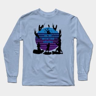 Kitesurfers Be Up With The Boards Retro Style Long Sleeve T-Shirt